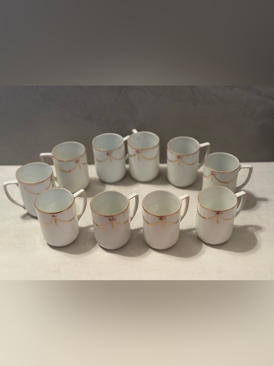 Victoria Austria Other - Vintage Victoria Austria #193 Demitasse Cups Set of 10 Porcelain
